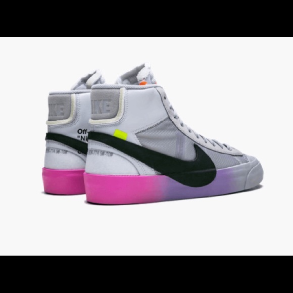 Nike Blazer Mid Off-White Wolf Grey Serena Queen - Picture 5 of 6